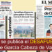 Así se publica el Desafuero de García Cabeza de Vaca