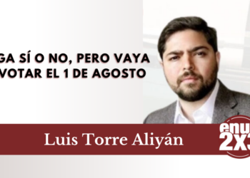 Diga Sí o No, pero vaya a votar el 1 de agosto