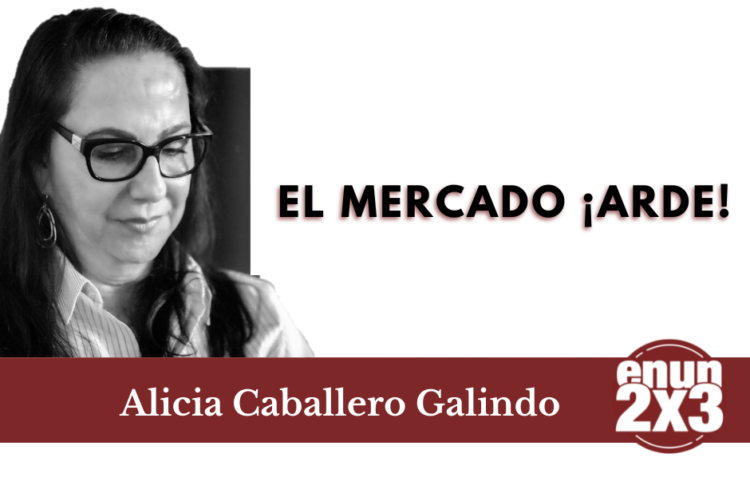 El mercado ¡arde!
