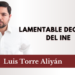 Lamentable decisión del INE