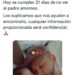 Van 21 días sin saber de El Mijis