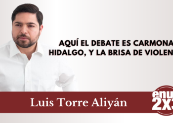 Aquí el debate es Carmona, Hidalgo, y la brisa de violencia