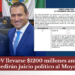 Quiere CDV llevarse $1200 millones antes de irse; pedirán juicio político al Moyo