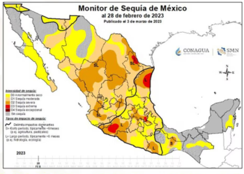 El 50.16% del país tiene condiciones de sequía, alerta Conagua
