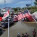 Caos en puente Matamoros-Brownsville por intento de cruce de indocumentados