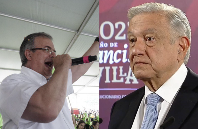 "Nada, nada": opina AMLO sobre impugnación de Ebrard. Foto de Twitter @@m_ebrard y video