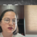 Lucía Aimé Castillo Pastor, secretaria de Educación en Tamaulipas en entrevista. Foto tomada de video