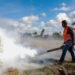 Fumiga el Gobierno de Reynosa calichera de Balcones de Alcalá