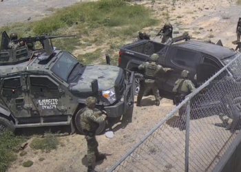 Militares involucrados en ejecución de civiles en Nuevo Laredo. Foto tomada de video