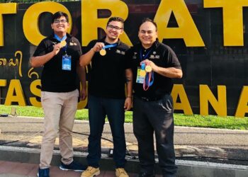 Tamaulipecos ganan medalla de oro con proyecto científico en Indonesia.