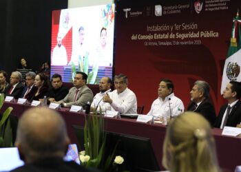 Instalan primer Consejo Estatal de Seguridad con los 43 municipios