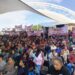 Miles de tamaulipecos reciben a Claudia Sheinbaum en Victoria