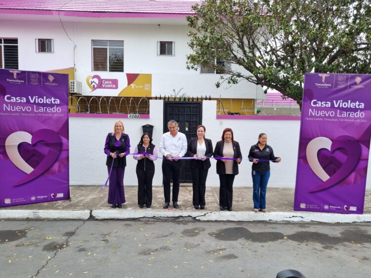Apertura Américo tercera Casa Violeta en Tamaulipas