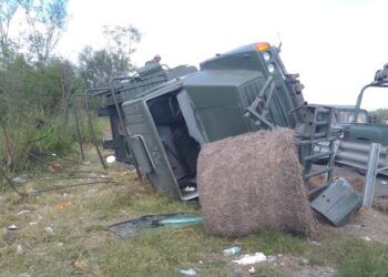 Vuelca unidad de Sedena: 28 militares lesionados