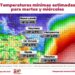 Alerta por bajas temperaturas para la próxima semana en Tamaulipas