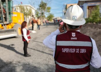 Supervisa Peña Ortiz pavimentación hidráulica de 2.2 MDP