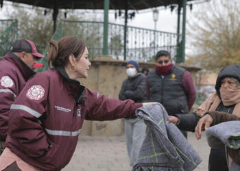Da Alcaldesa Carmen Lilia Canturosas arranque a “Operativo Carrusel” por bajas temperaturas