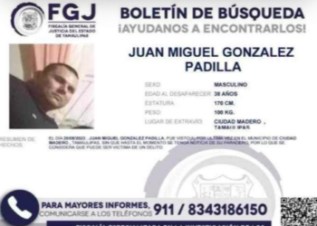 Madre de Juan Miguel, taxista desaparecido en Madero, pide el apoyo de las autoridades para localizarlo