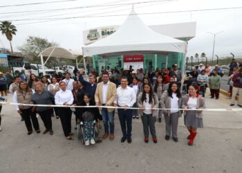 Inauguran alcalde y autoridades federales otro Banco de Bienestar