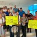 Vecinos de Casas exhiben invasión de predios en el Congreso del Estado