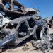 Destruyen 28 "vehículos monstruo" en Reynosa. Foto de FGR
