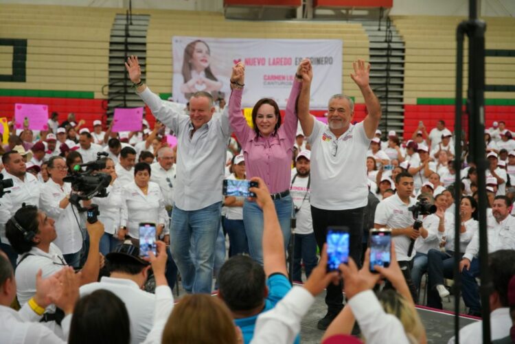 Arranque de campaña de Carmen Lilia en Nuevo Lardeo: “No permitiré el retroceso”