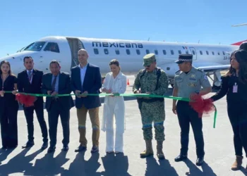 Aterriza en Nuevo Laredo Mexicana de Aviación; mejora la conectividad de la ciudad con el centro del país