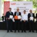 Rector de la UAT entrega nombramientos a directivos de la UAM Mante