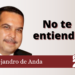 No te entiendo