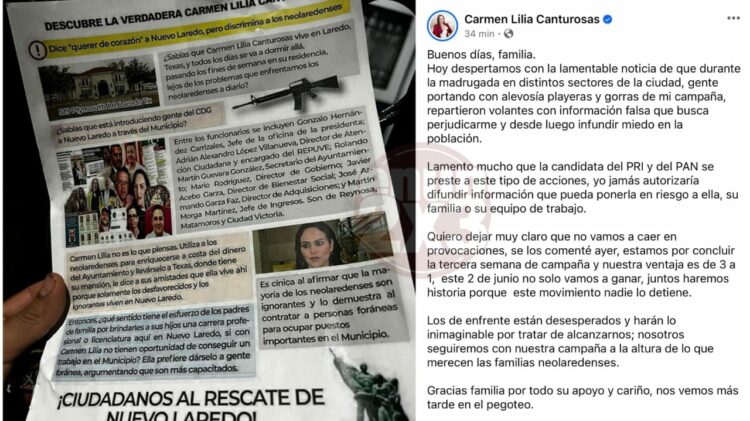 Halcones del CDN como promotores del voto del PRIAN en Nuevo Laredo