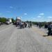Agricultores bloquean la carretera San Fernando-Matamoros | Foto: Cortesía