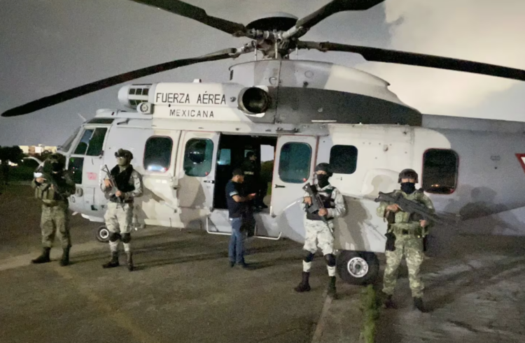 Detienen en Tampico al 'Escorpión 17', presunto líder de 'Los Escorpiones' y 'Los Ciclones’. Foto de Sedena