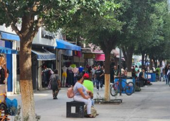 Estimula mantenimiento municipal de Reynosa ambiente familiar de la calle peatonal