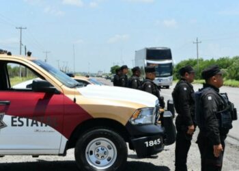 Elementos de la Guardia Estatal en una imagen de archivo. Foto de Guardia Estatal Tamaulipas