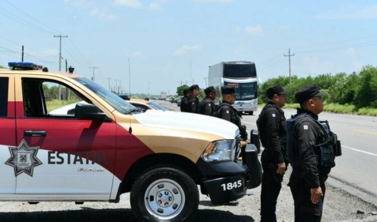 Elementos de la Guardia Estatal en una imagen de archivo. Foto de Guardia Estatal Tamaulipas
