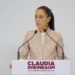 Virtual presidenta electa de México, Claudia Sheinbaum Pardo en conferencia de prensa.