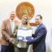 Recibió Maki Ortiz Constancia como Senadora de la República
