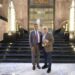 El gobernador de Tamaulipas, Américo Villarreal Anaya y el nuevo director del ITCA, Héctor Romero Lecanda