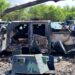 FGR destruye 25 vehículos "monstruos" en Reynosa, Tamaulipas