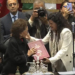 Luisa María Alcalde acude a San Lázaro a entregar el sexto Informe de Gobierno. Foto tomada de video