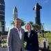 Visita gobernador Américo Villarreal empresa SpaceX en Texas