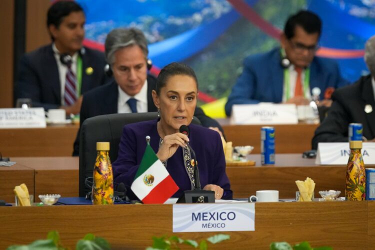 "La propuesta es dejar de sembrar guerras": Sheinbaum arranca su participación en el G20. Foto de X Claudia Sheinbaum