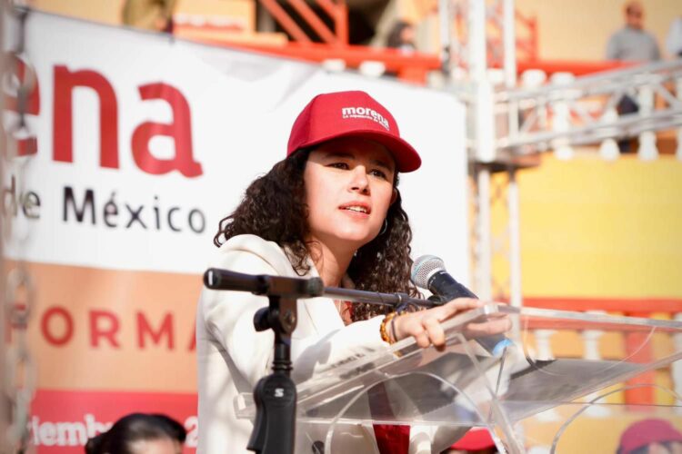 Luisa María Alcalde Luján, presidenta de Morena