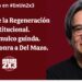 Partido de la Regeneración Institucional. Atlacomulco guinda. Delfina honra a Del Mazo.