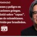 Vejaciones y peligro en deportaciones gringas. Trump mintió sobre “capos”. Denuncias de colombianos. Grave, lo vivido por brasileños