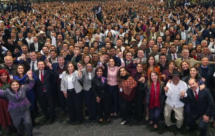 En encuentro inédito, más de 2 mil alcaldes se reúnen con Sheinbaum. Foto de X Claudia Sheinbaum