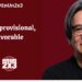 Saldo provisional, favorable