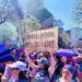Primera marcha de 8M en la era Sheinbaum reúne a más 200 mil mujeres en Ciudad de México. Foto de Tania Villanueva