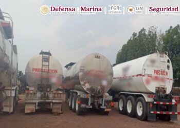 SSPC captura a 9 personas por huachicol | Foto: Cuenta de X de García Harfuch