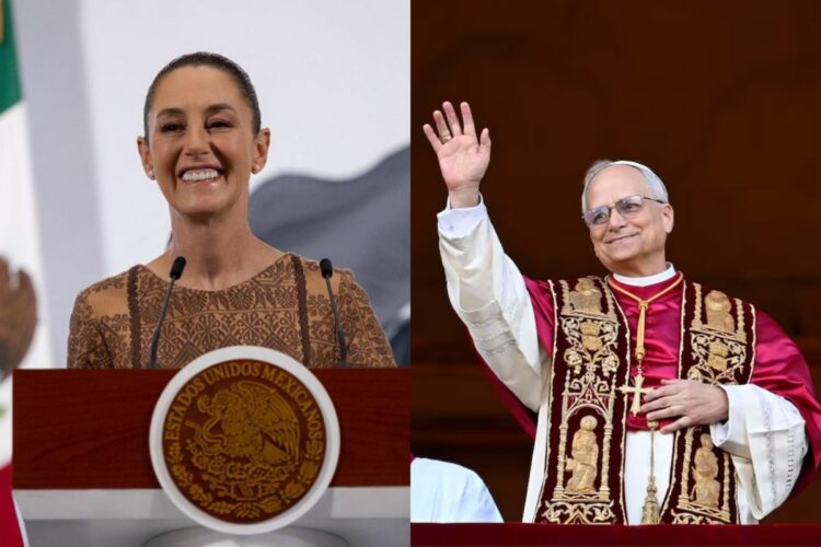 Claudia Sheinbaum Papa León XIV